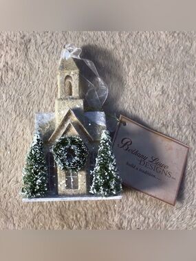 Bethany Lowe woodland Church Ornament